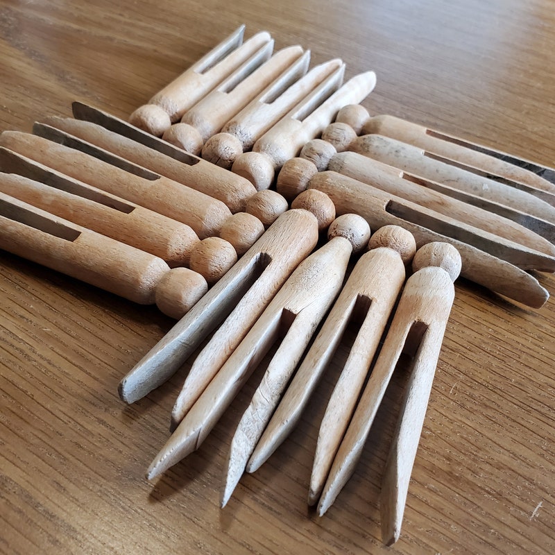Antique Clothespins - Etsy