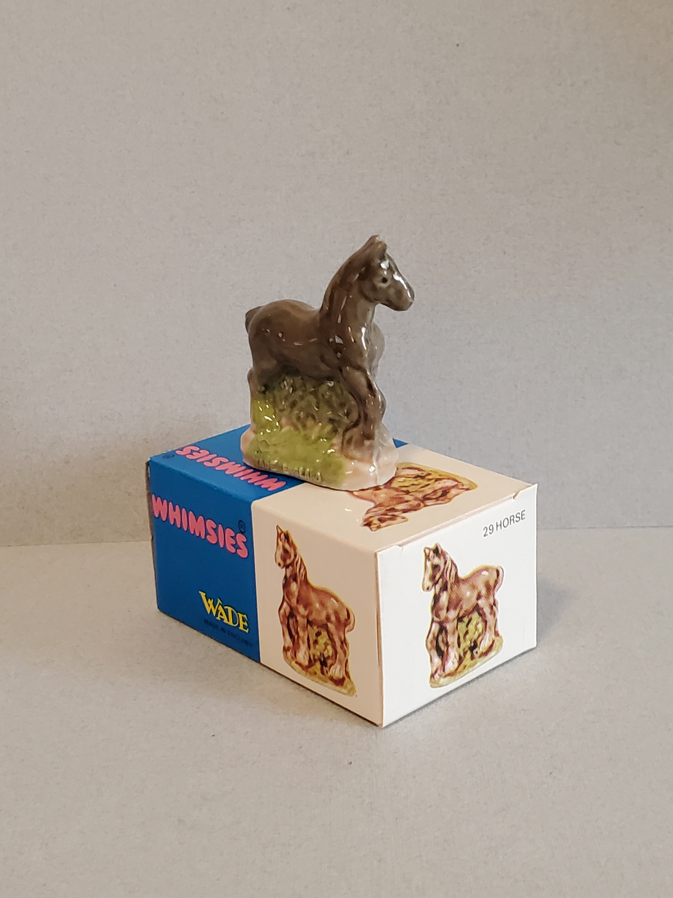 Wade Whimsies, Horse With Original Box, Set 6 1975, Horse