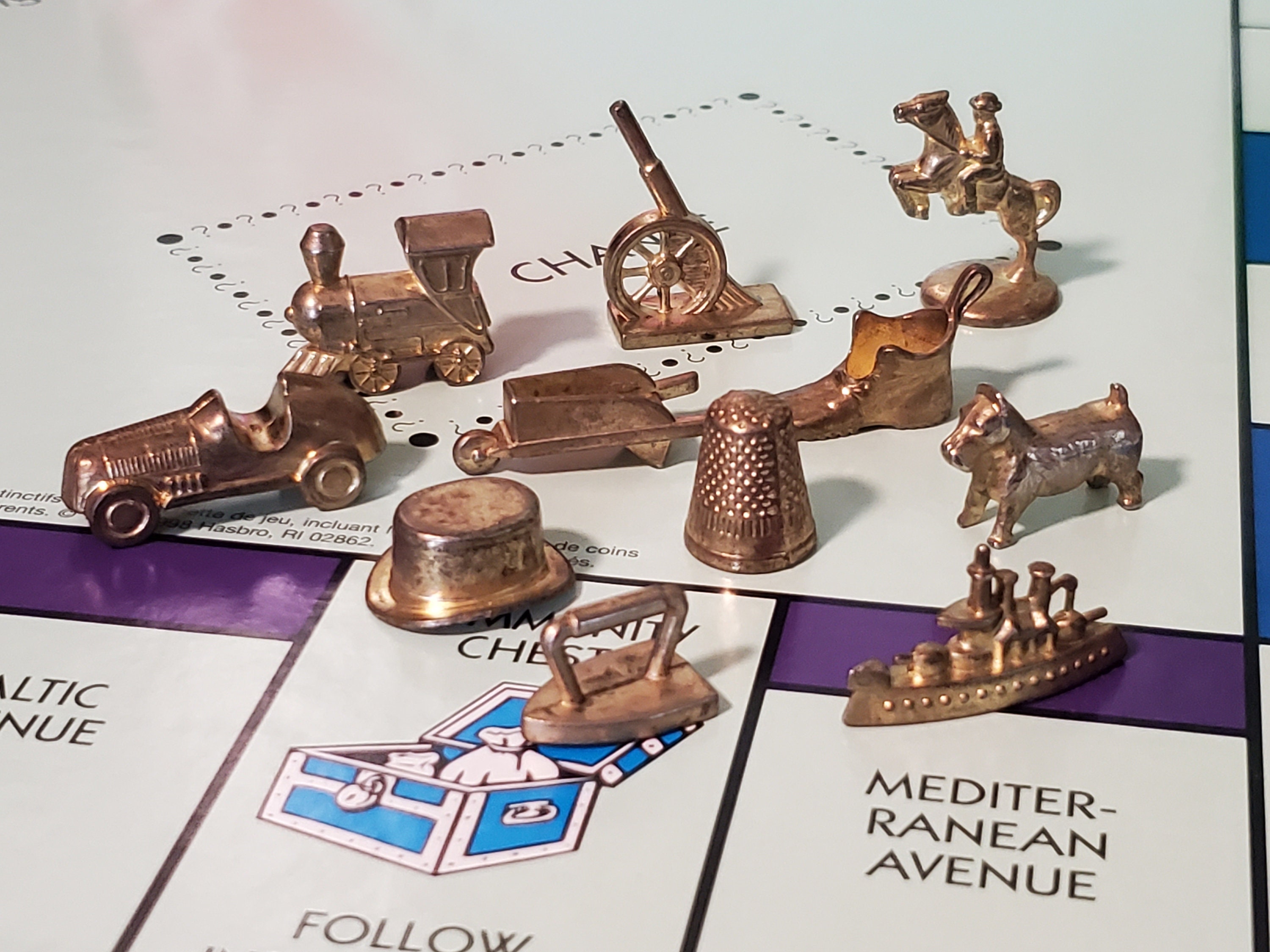 Original Monopoly Pieces