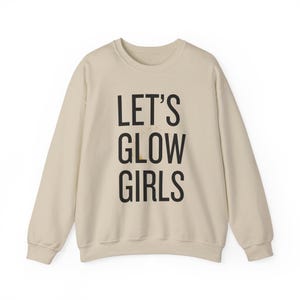Lets glow girls / waterless beauty / olive tree / Unisex Heavy Blend™ Crewneck Sweatshirt