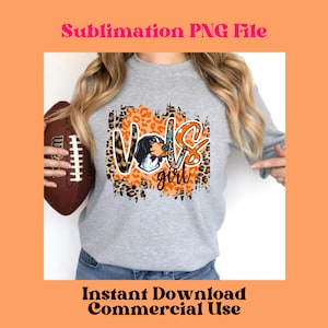 Vols girl digital PNG design | digital download file | Tennessee  |  sublimation | UT Vols png  | UT sublimation design | Knoxville