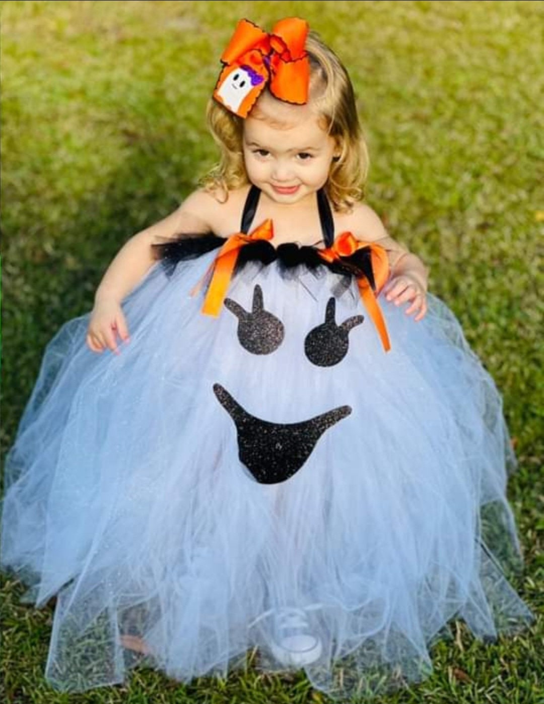 Cutest Ghost Costume. Sparkly. Glitter. Pagent. Halloween. Bows - Etsy
