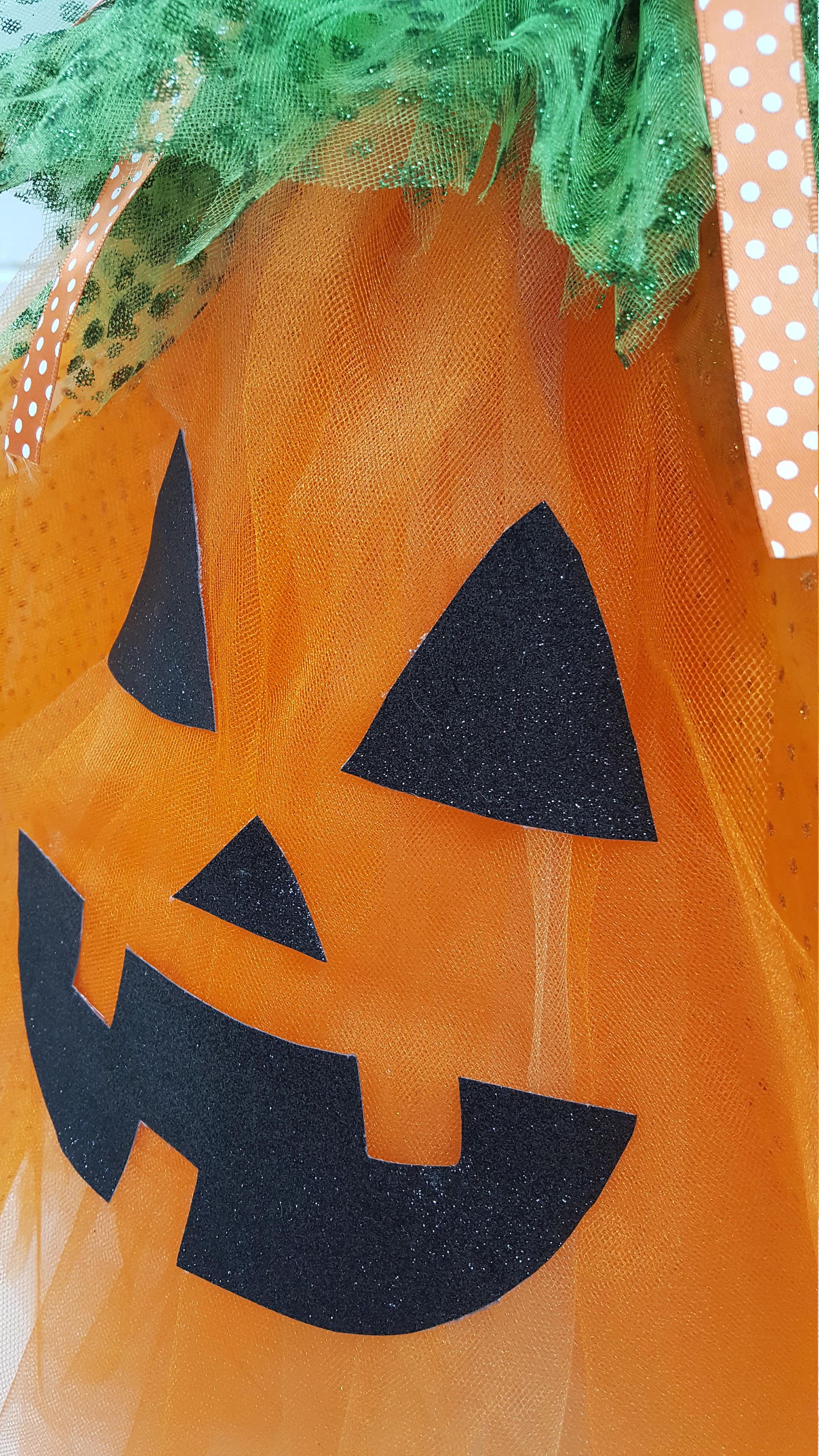 tulle pumpkin costume