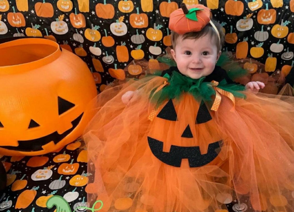 Adorable Tulle Pumpkin Costume Perfect for Babies and - Etsy