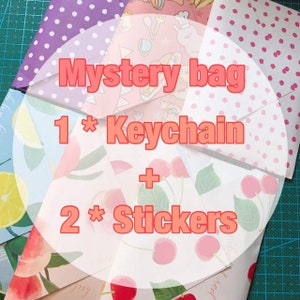 Mystery bag - Anime keychains and stickers - Blind Box