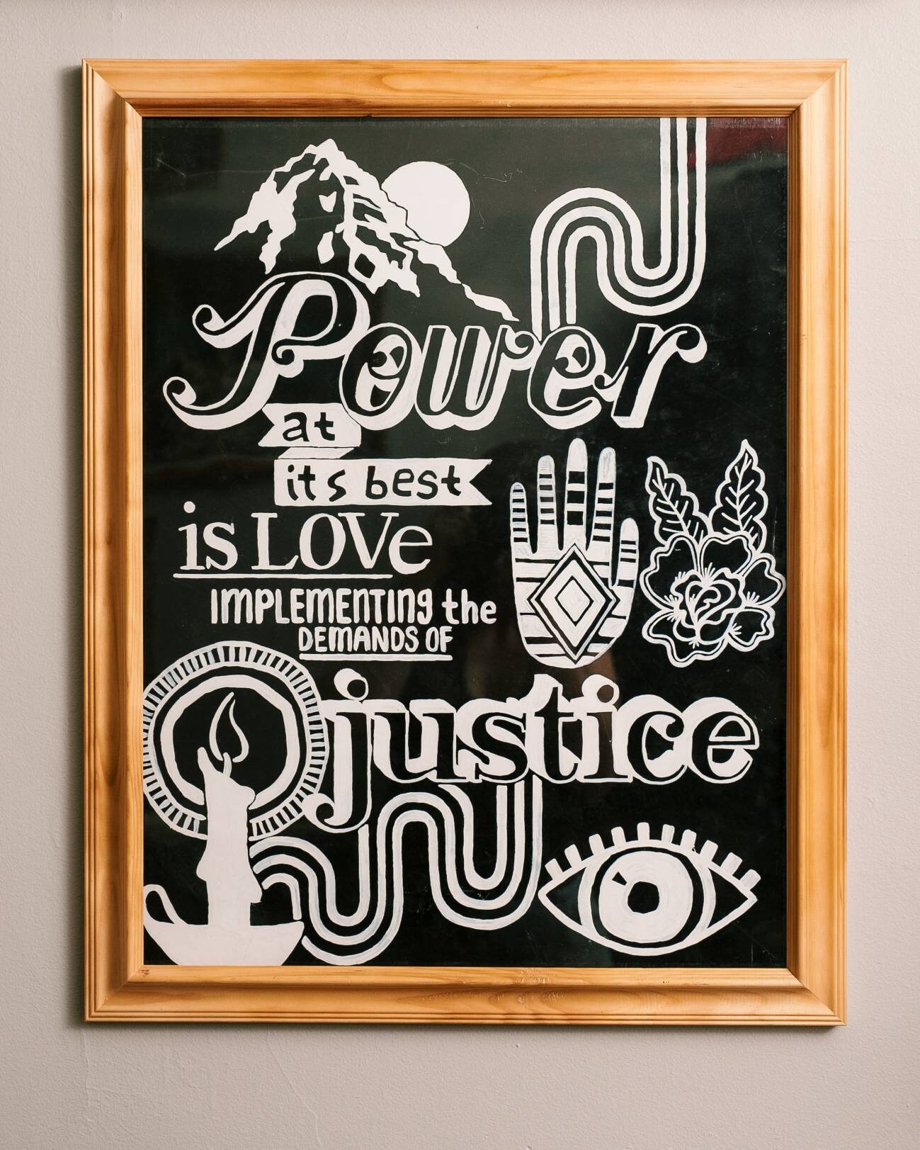 Lettering Art Trendy Wall Art Calligraphy Font Wall Art Etsy