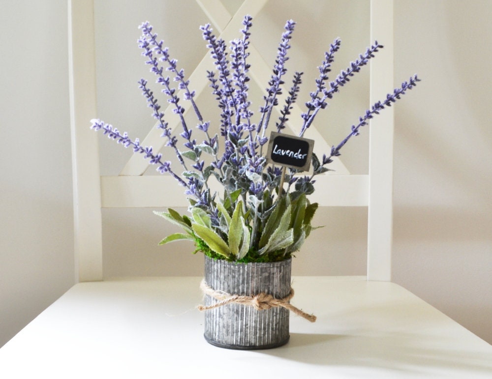 Set of 6 Potted Artificial Fake Lavender Flowers in Pots - Faux Flowers for  Home Office Decoration - Artificial Plants & Flowers - Houston, Texas