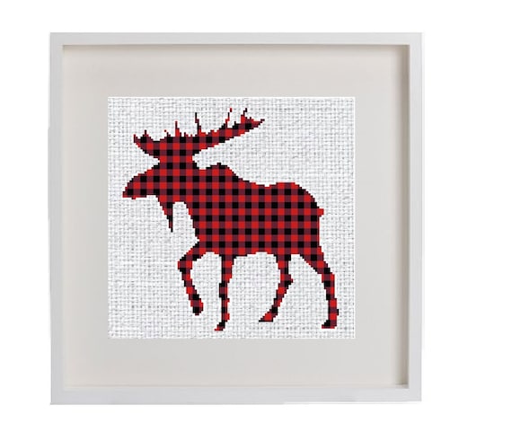 free cross stitch graph of moose free cross stitch graph of moose