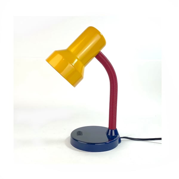 vintage memphis milano style table lamp by Massive – Belgium - Pop Art Colors 90’s