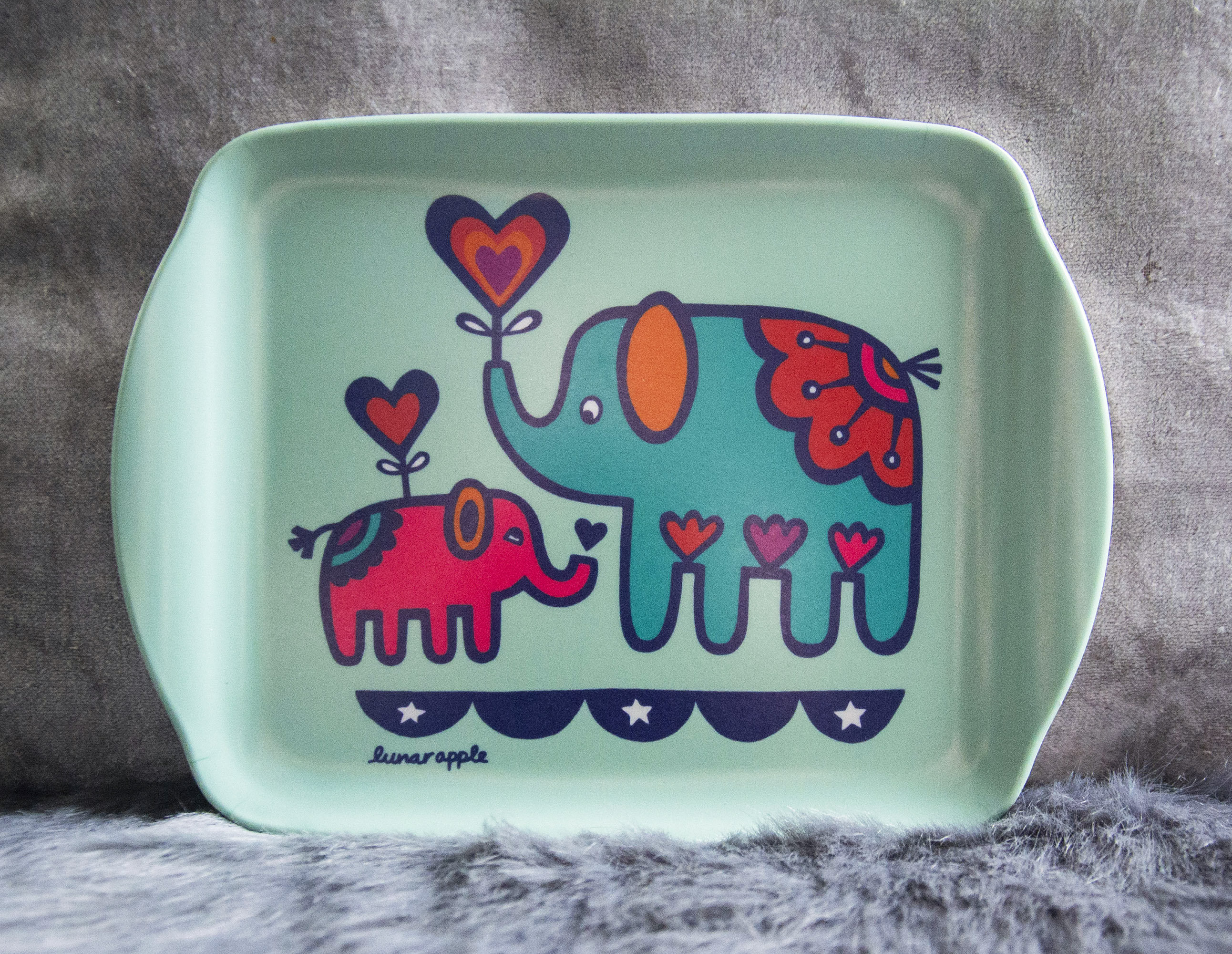 Elephant Tray Elephant Trinket Tray, Small Tea Tray, Melamine Tray ...