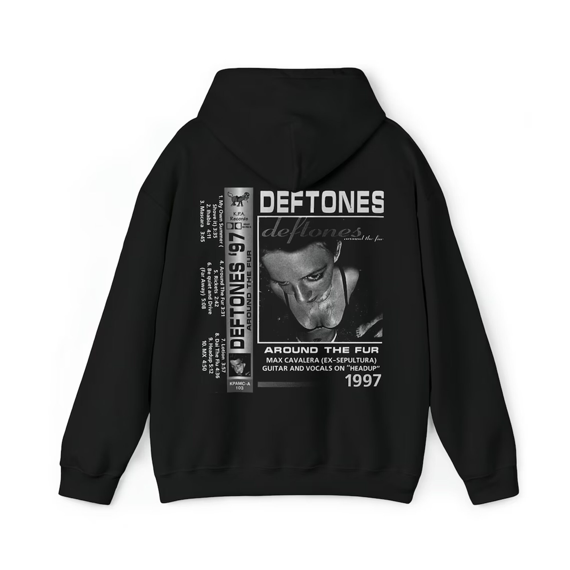 Creev Loose Hoodies for Men Deftones Hoodie Hip-Hop Sweatshirts