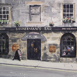 High Quality Print - Bannerman&#39;s Bar, Edinburgh