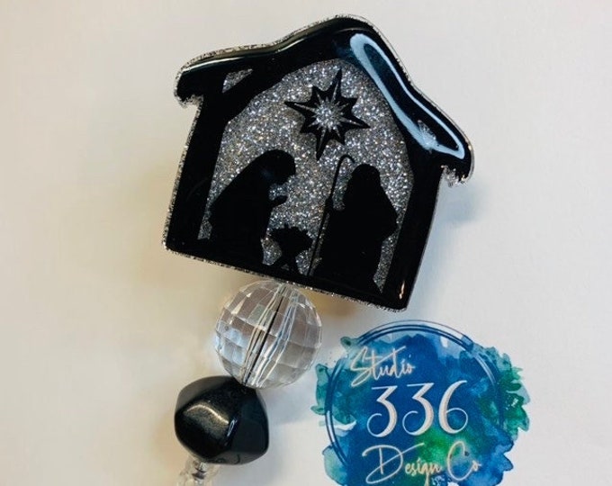 Christmas badge reel