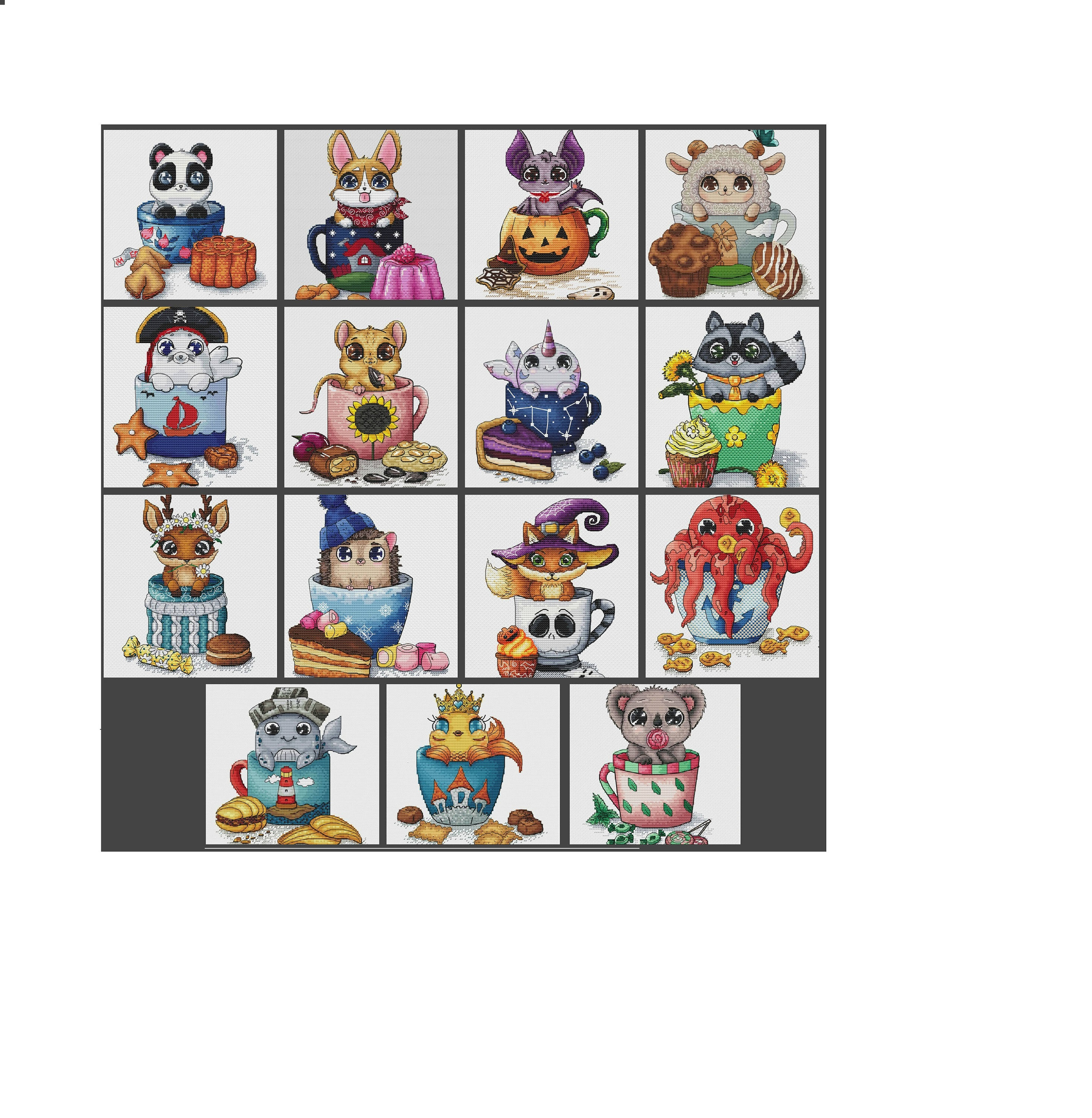 Love It 32 Free Animals Cross Stitch Charts 