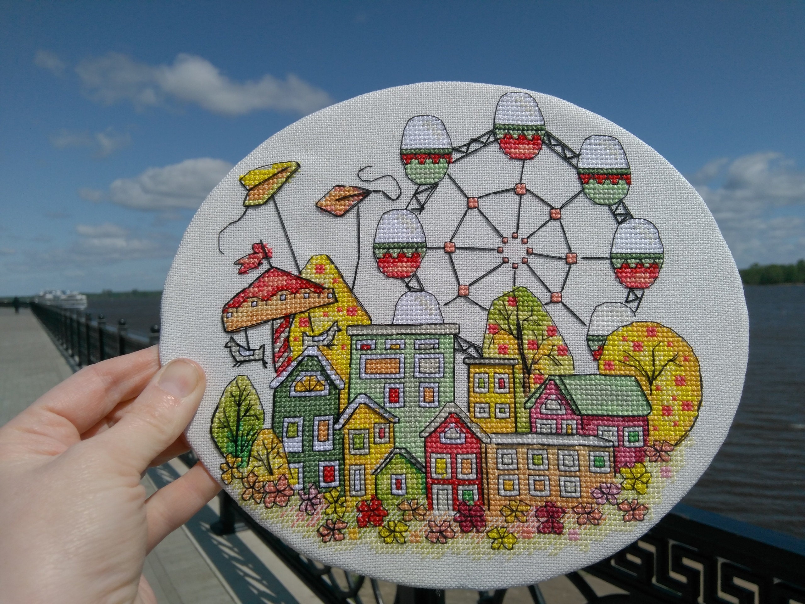 Summer Cross Stitch Pattern PDF Instant Download Season Cross | Etsy