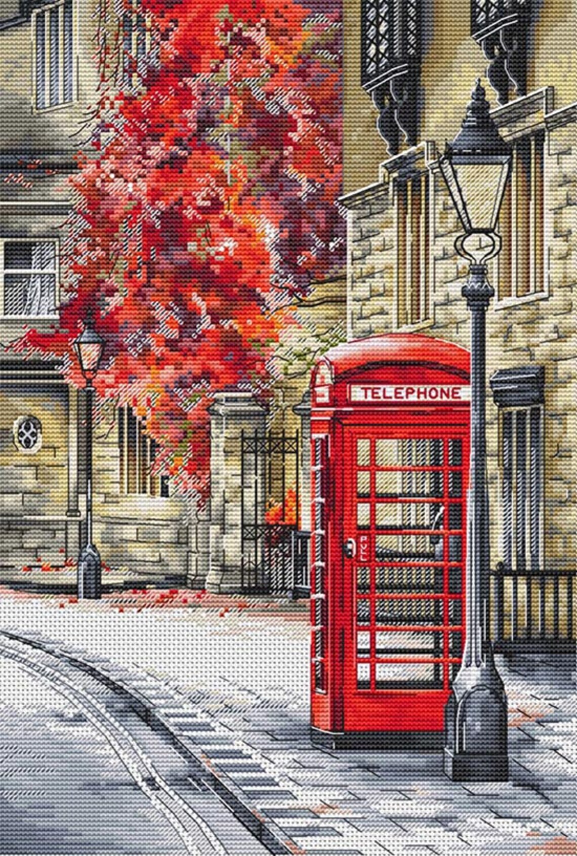 London Cross Stitch Pattern PDF Instant Download Autumn Cross Etsy