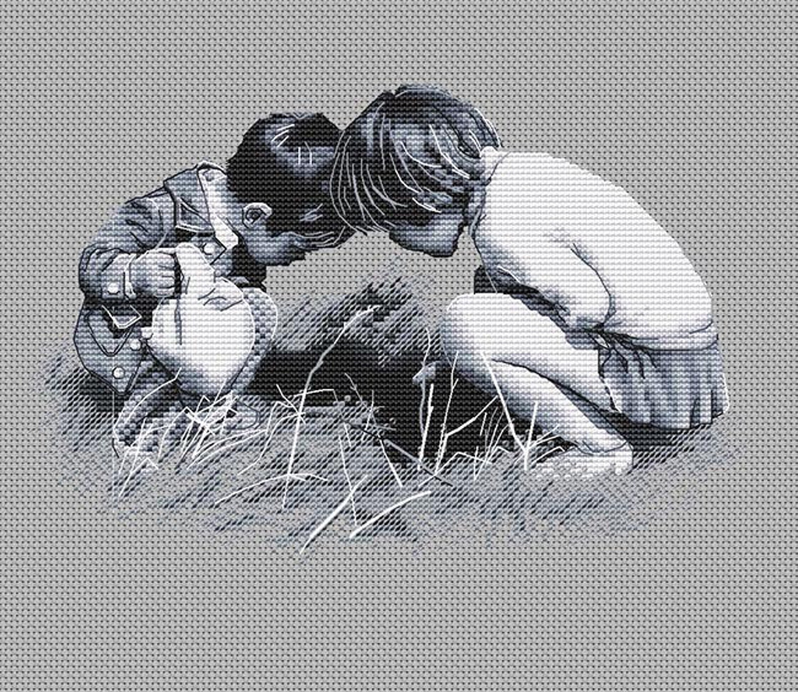 Авторская бесплатная схема. Авторская вышивка крестом Волковой Екатерины. Авторская схема вышивки крестом. Жуткие вышивки крестом.