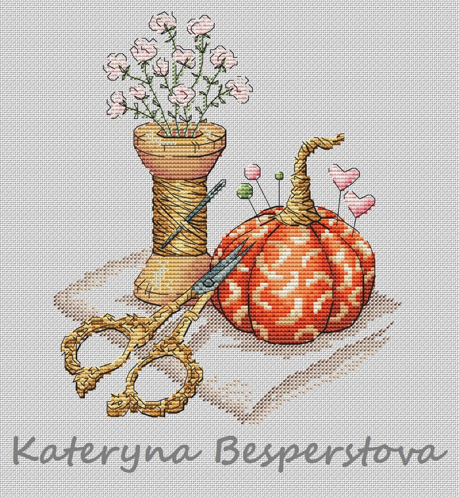 Needlework Cross Stitch Pattern PDF Instant Download Etsy