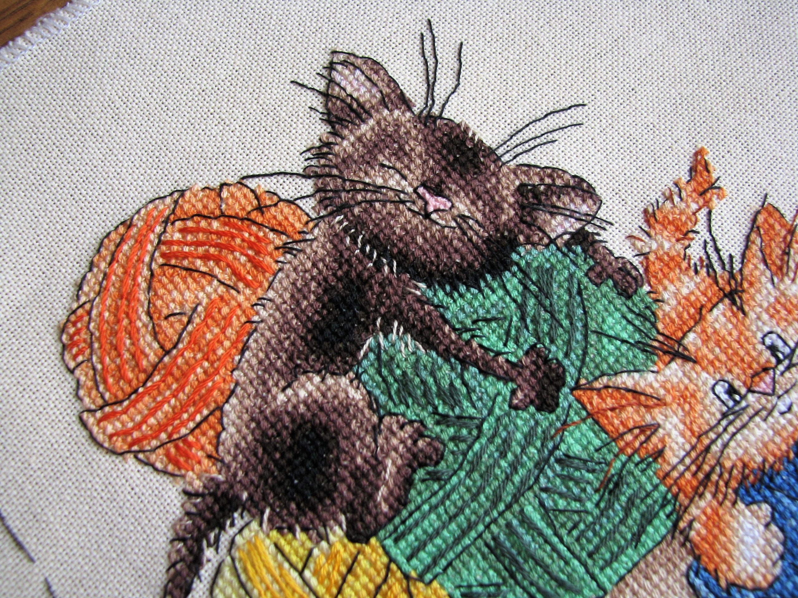Kitten Cross Stitch Pattern PDF Instant Download Cute Cross | Etsy