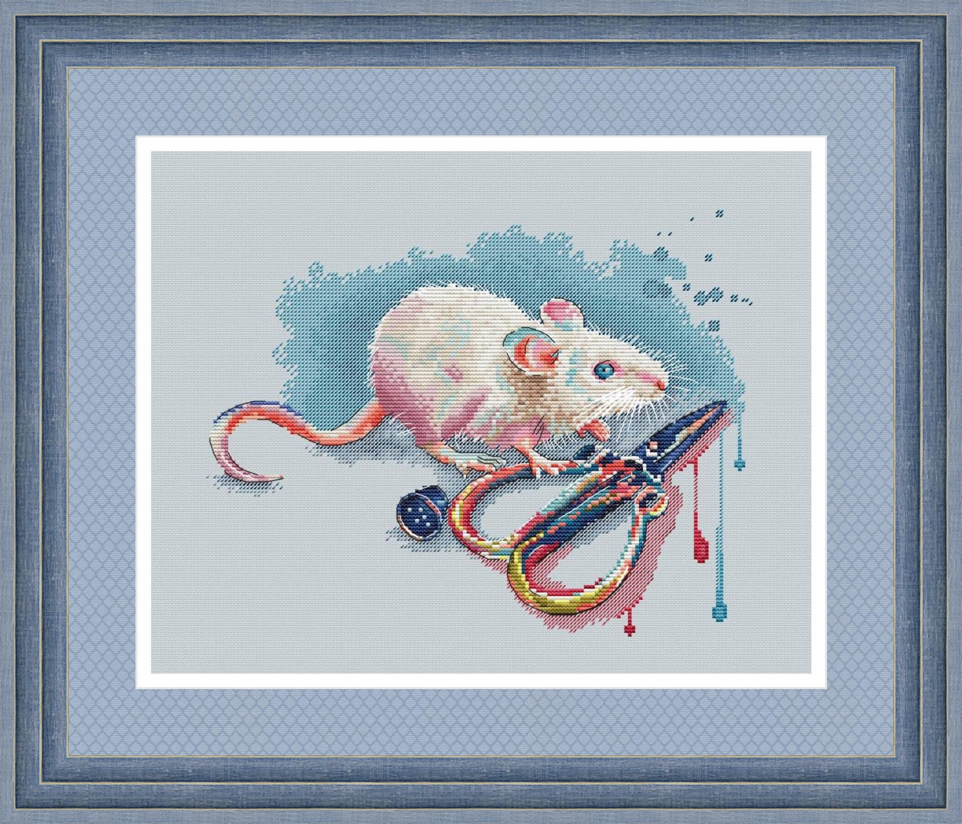 Схемы чаривной мити. Крыса вышивка. Схема вышивки крыса. Схемы вышивки крестом крыса. Вышивка крыски маленькой.