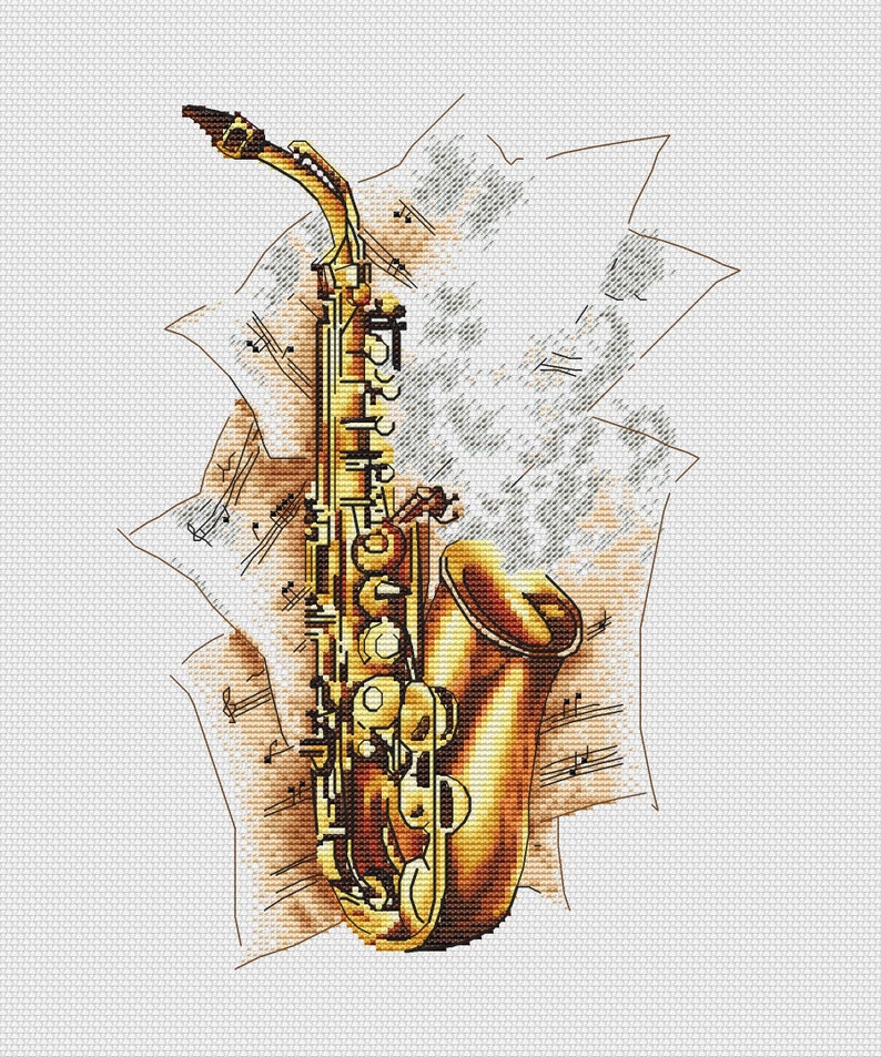 free saxophone embroidery design download free saxophone embroidery design download