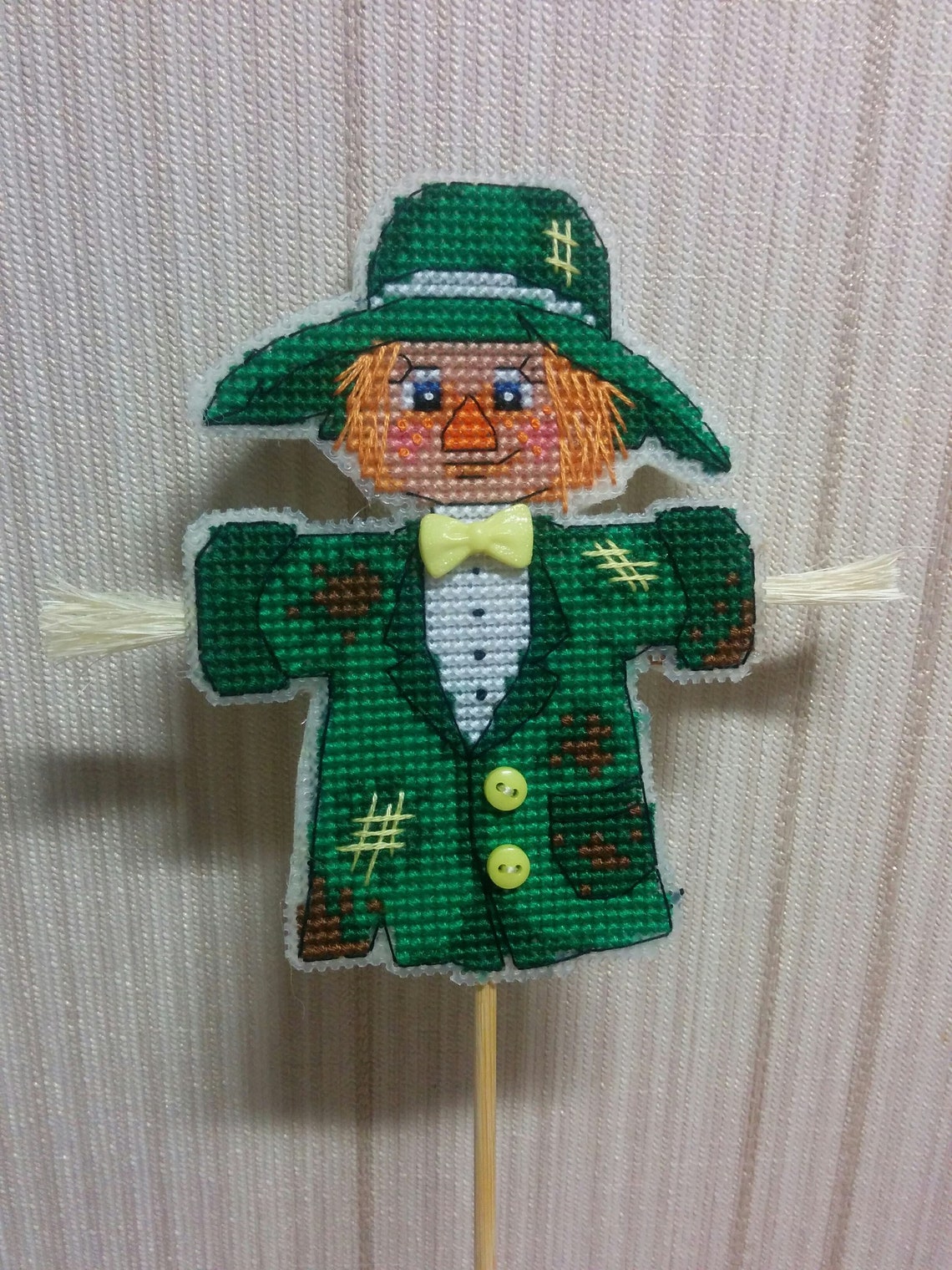 Scarecrow Cross Stitch Pattern PDF Instant Download Cute Cross Etsy