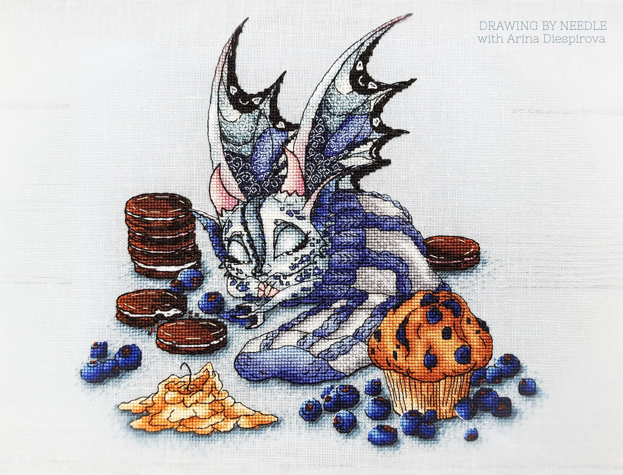 Dragon Cross Stitch Pattern PDF Instant Download Fantasy Etsy