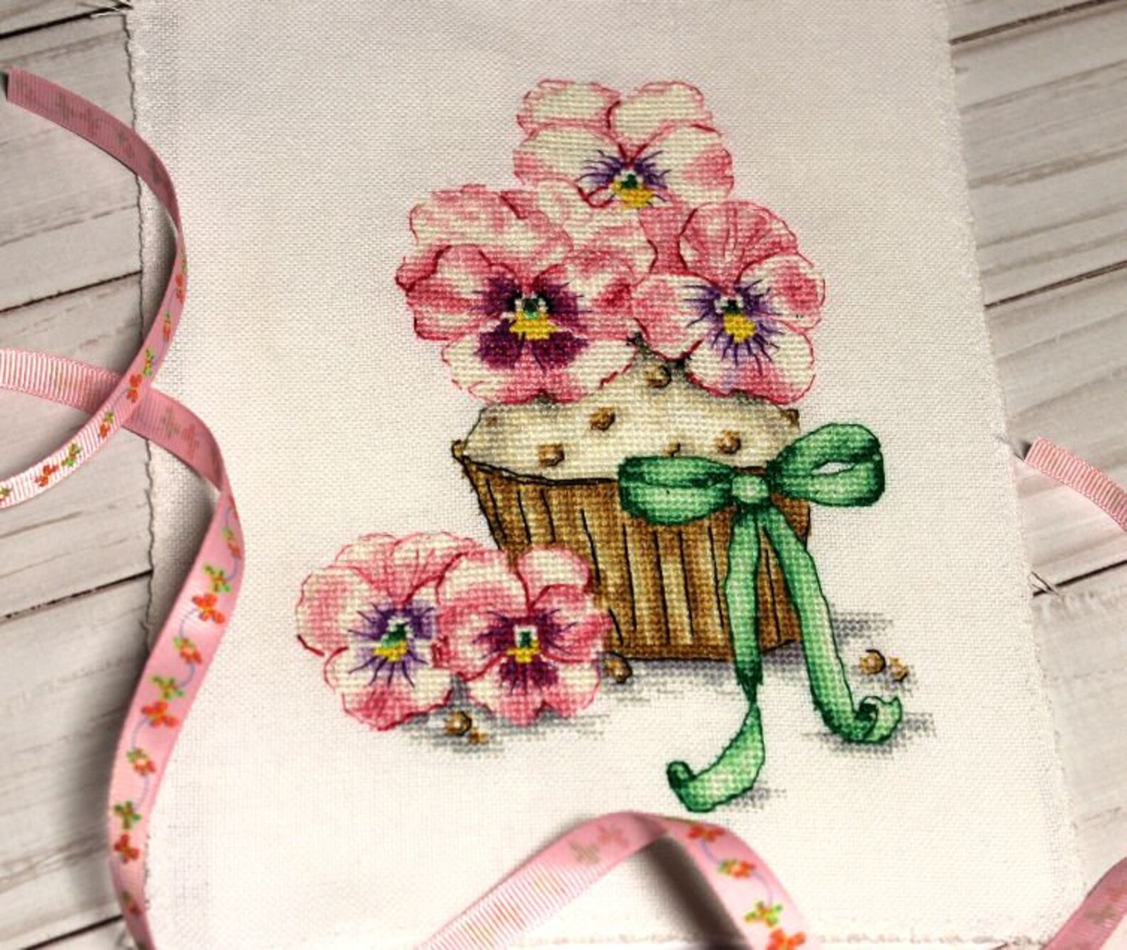 Cupcake Cross Stitch Pattern PDF Instant Download Dessert Etsy Lasting allure pink cupcake cross stitch motif