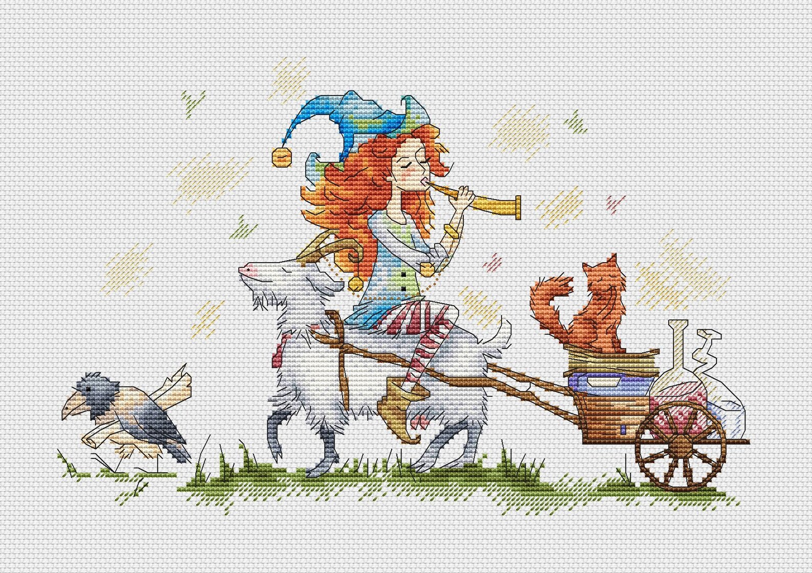 Авторские схемы вышивки купить. Вышивка крестом Мешкова Екатерина. Схема Екатерины мешковой. Вышивка крестиком Мешкова Екатерина (oilima). Козочка вышивка крестиком.