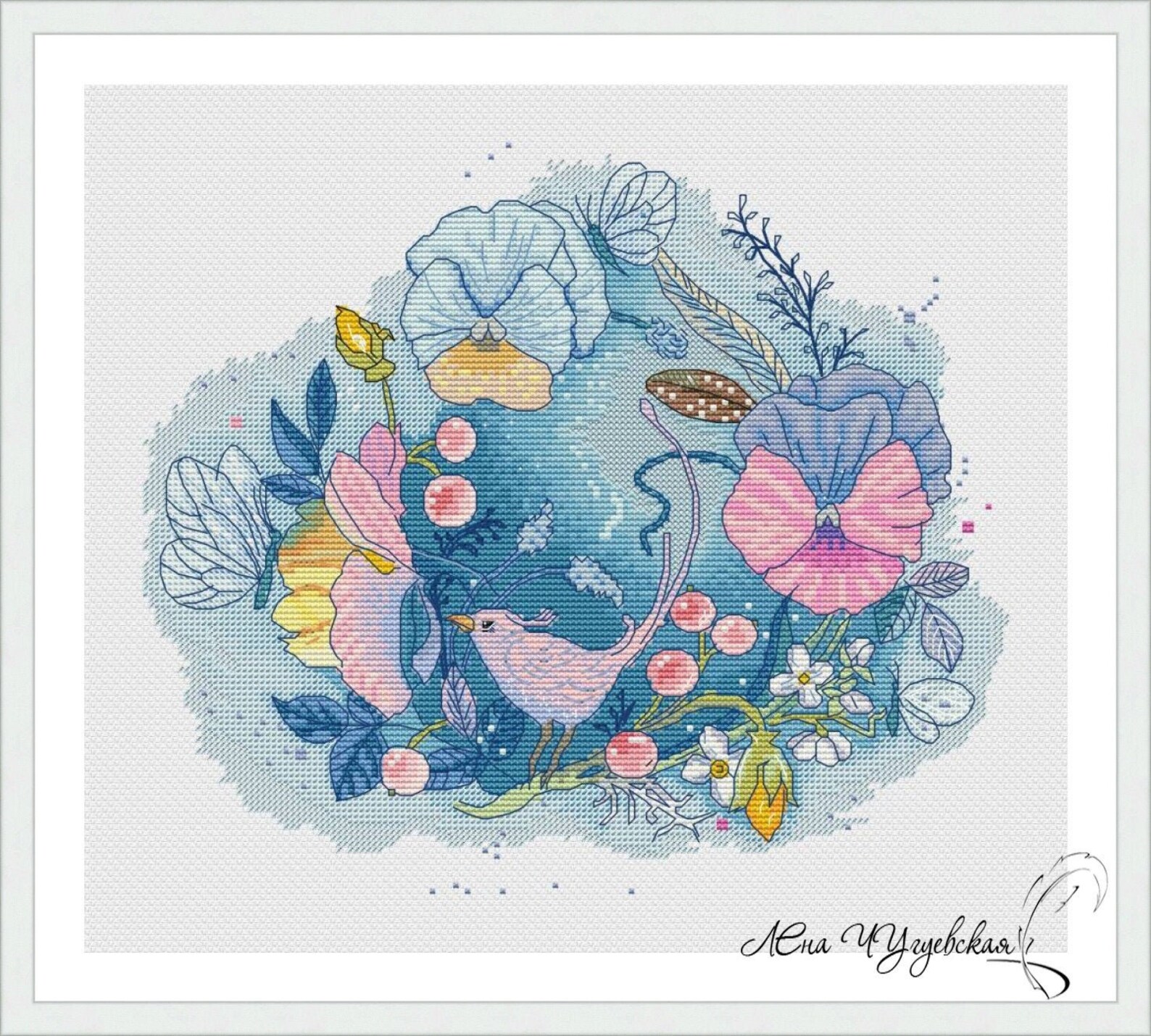 Схема счастья. Елена Чугуевская вышивка. Вышивка Елена Чугуевская лебедь. Вышивка крестом Лена лю.