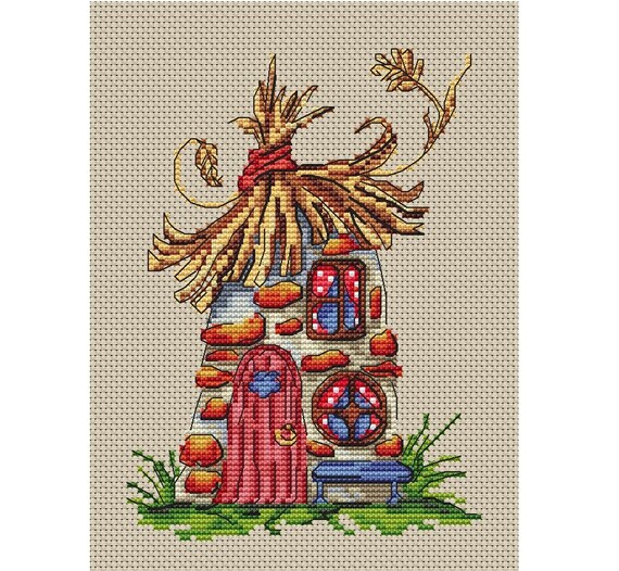 House Cross Stitch Pattern PDF Instant Download Cozy Cross | Etsy