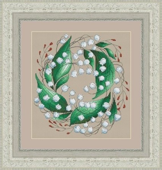 Lily Of The Valley Cross Stitch Pattern PDF Instant Download | Etsy