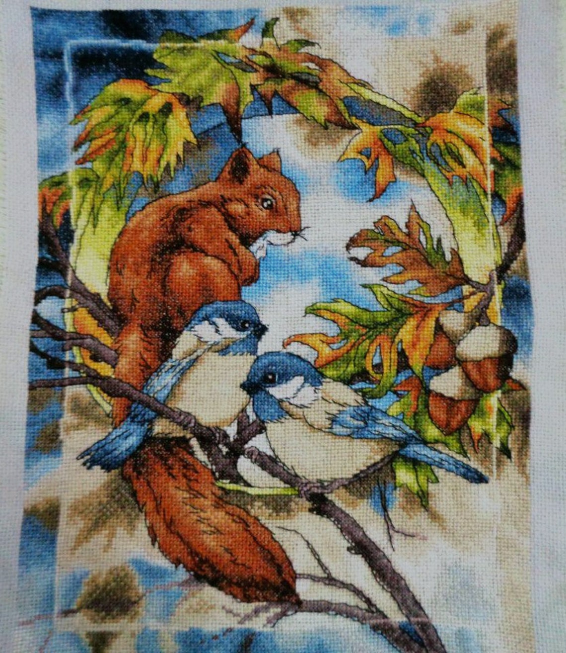 Squirrel Cross Stitch Pattern PDF Instant Download Animal | Etsy
