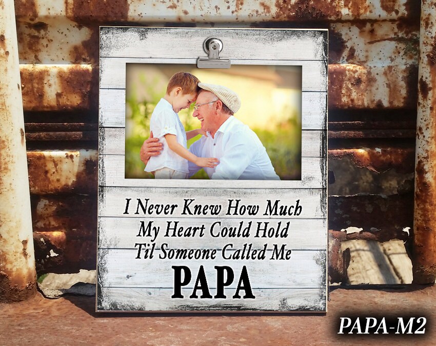 Papa Clip Frame Photo For 50