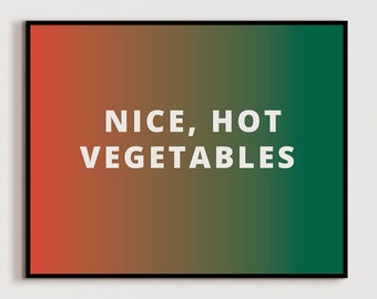 Ed Ruscha Nice Hot Vegetables - Etsy