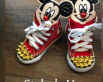 Jungen Converse, Mickey, Schuhe, Säugling, Kleinkind, personalisierte Namen, Partei Schuhe, Mickey Mouse, Disney Reise, Kleinkindergrößen Jungen Converse, Mickey, Schuhe, Säugling, Kleinkind, personalisierte Namen, Partei Schuhe, Mickey Mouse, Disney Reise, Kleinkindergrößen