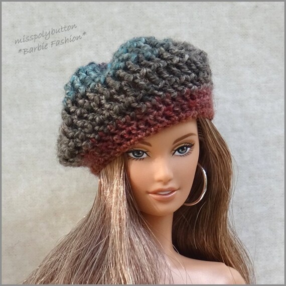 crochet barbie hat