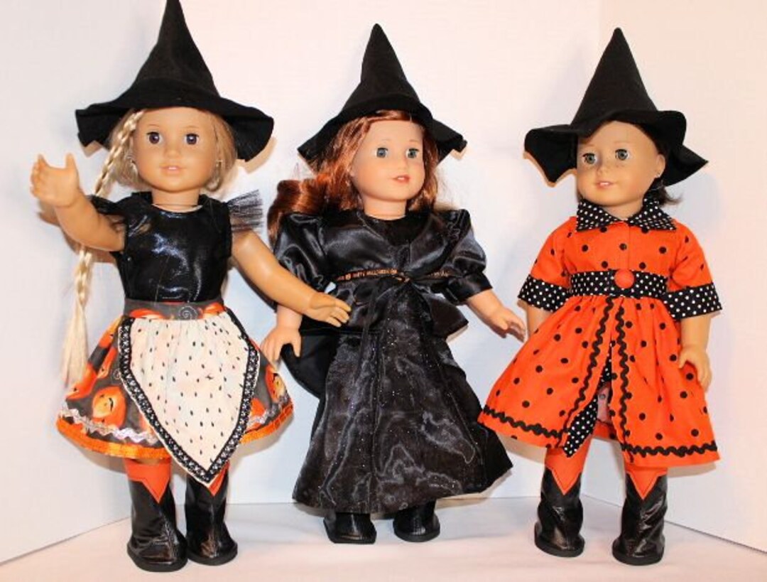 Witch Costume for 18 Doll Etsy