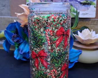 Glitter SnowGlobe Tumbler