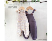 Juniper Baby Jumpsuit Knitting Pattern | Baby Romper Pattern | PDF Knitting Pattern | Preemie-24 months (English and Portuguese)