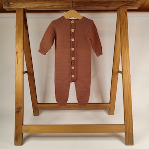 Maple Baby Overalls Knitting Pattern | Baby Romper Pattern | PDF ...