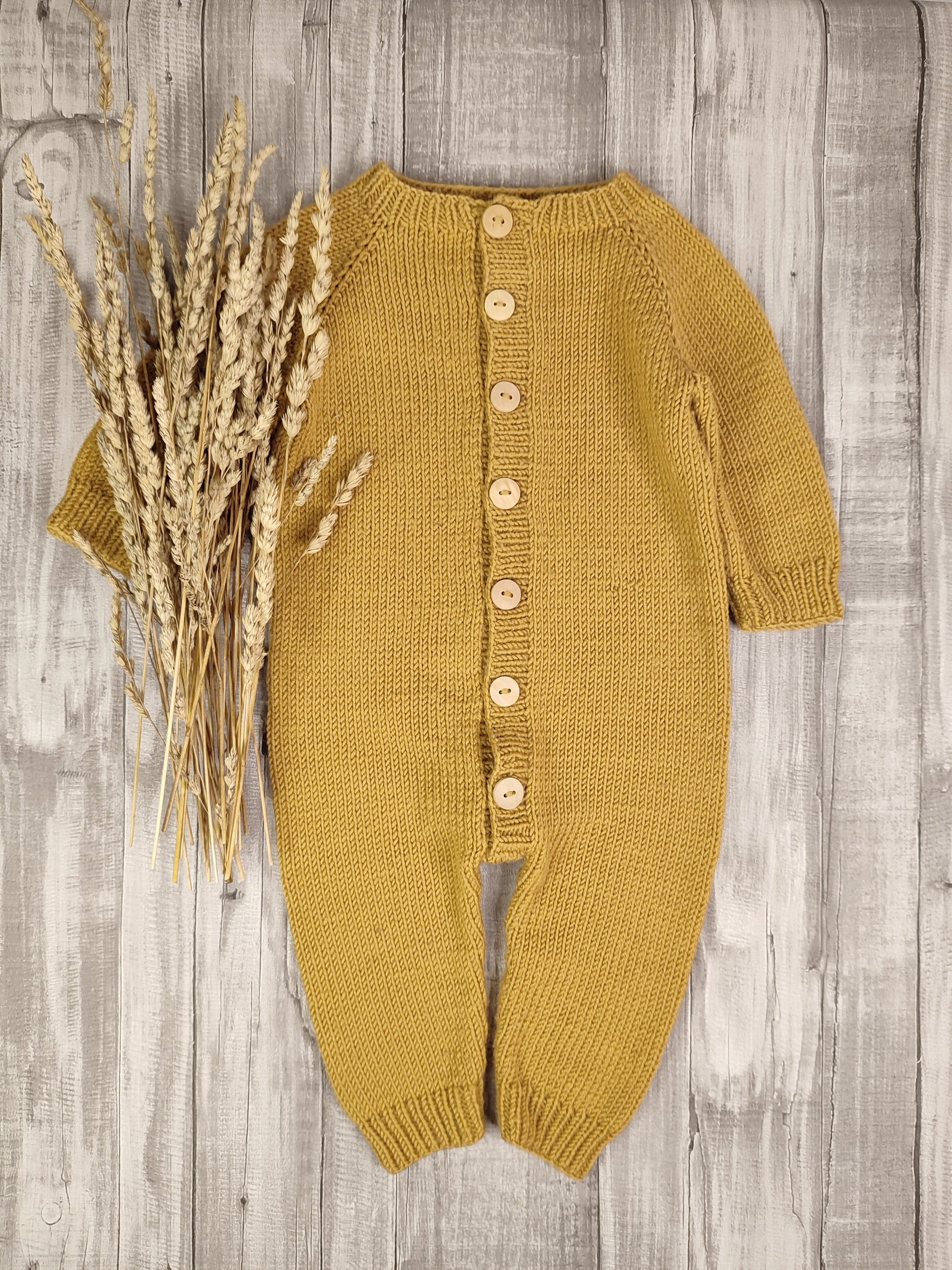 Baby Overalls PDF Knitting Pattern Maple Baby Overalls Etsy