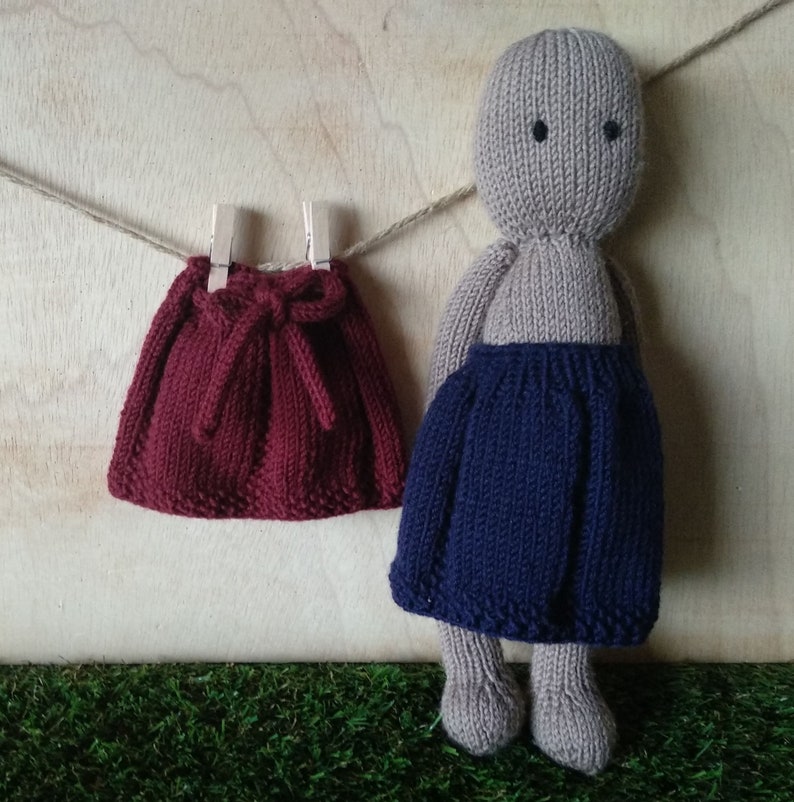 PDF Knitting Pattern The Oak Folk Doll Knitting Pattern Set IV body and doll clothes image 10