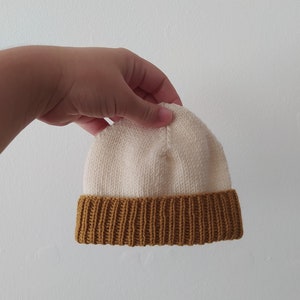 PDF Knitting Pattern Brownie Baby Hat Knitting Pattern 0-24 Months image 9