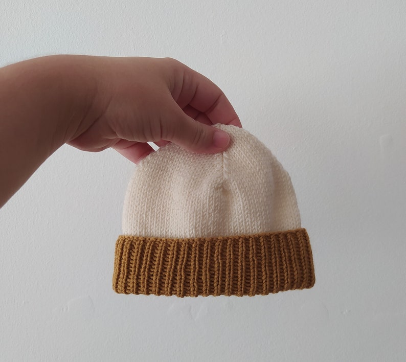PDF Knitting Pattern Brownie Baby Hat Knitting Pattern 0-24 Months image 9