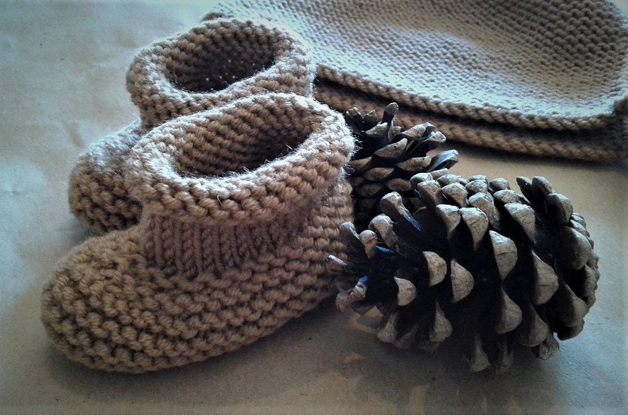 PDF Knitting Pattern Boreal Baby Booties Knitting Pattern - Etsy Canada