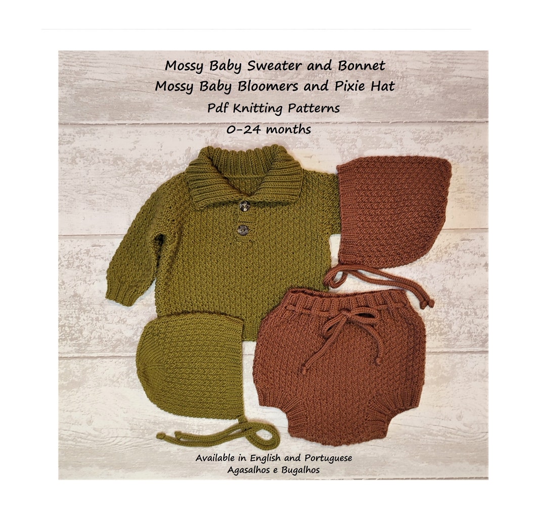 Mossy Way Sweater, Hand Knitting Yarn Kit