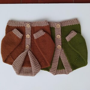 Caress Kids Cardigan Knitting Pattern | 0-14 years | English, Portuguese and Spanish image 16