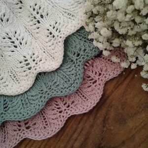 Spring Blossoms Baby Bonnet Knitting Pattern Pdf Knitting Pattern Preemie-24 Months image 4