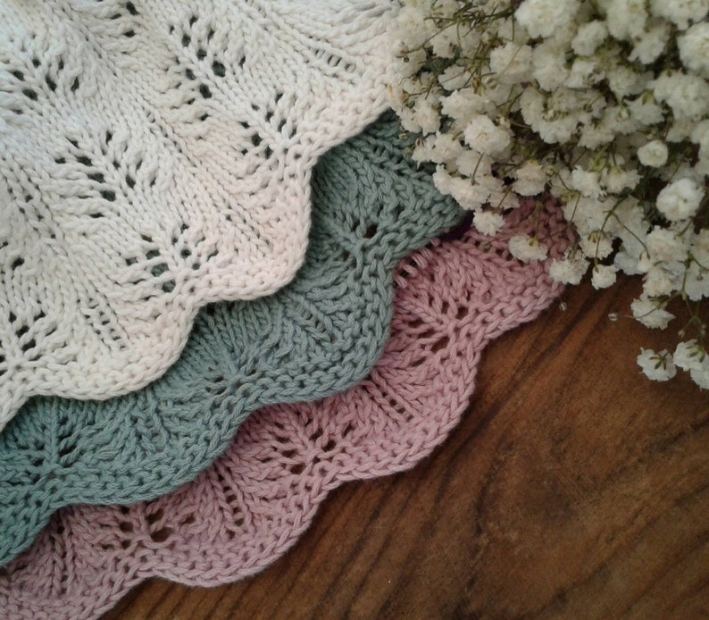 Spring Blossoms Baby Bonnet Knitting Pattern Pdf Knitting Pattern Preemie-24 Months image 4
